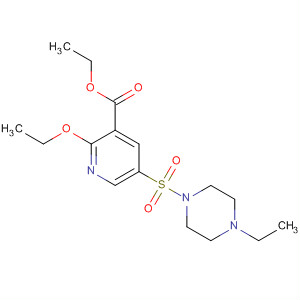 Ethyl 2-ethoxy-5-(4-ethyl-1-piperazinylsulfonyl)nicotinoate Structure,247582-68-9Structure