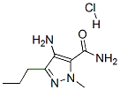 4-氨基-1-甲基-3-丙基吡唑-5-羧胺盐酸盐结构式_247584-10-7结构式