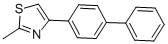 4-(4-Biphenylyl)-2-methylthiazole Structure,24864-19-5Structure