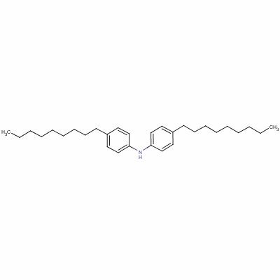 Benzenamine, 4-nonyl-n-(4-nonylphenyl)- Structure,24925-59-5Structure