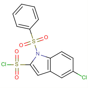 5-Chloro-1-phenyl-sulfonylindole-2-sulfonyl chloride Structure,249292-35-1Structure