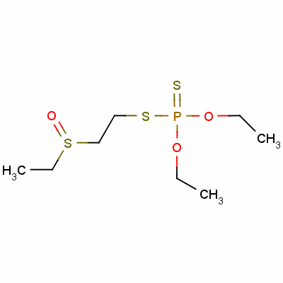 乙拌磷亚砜结构式_2497-07-6结构式