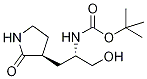 N-[(1s)-1-(羟基甲基)-2-[(3s)-2-氧代-3-吡咯烷]乙基]-氨基甲酸叔丁酯结构式_249736-45-6结构式