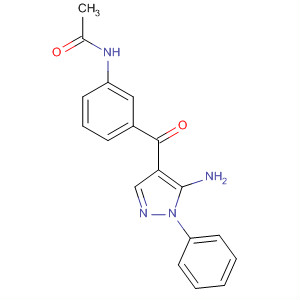 5-氨基-4-(3-乙酰基氨基苯甲酰基)-1-苯基吡唑结构式_249937-50-6结构式