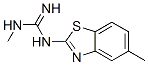 Guanidine, 1-methyl-3-(5-methyl-2-benzothiazolyl)-(8ci) Structure,25039-65-0Structure