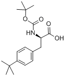 Boc-4-tert-butyl-D-Phenylalanine Structure,250611-12-2Structure