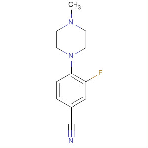 4-(4-Methylpiperazin-1-yl)-3-fluorobenzonitrile Structure,250683-77-3Structure