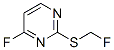 (9CI)-4-氟-2-[(氟甲基)硫代]-嘧啶结构式_250690-60-9结构式