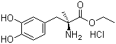 盐酸甲基多巴乙酯结构式_2508-79-4结构式