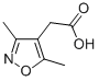 (3,5-Dimethyl-isoxazol-4-yl)-acetic acid Structure,2510-27-2Structure