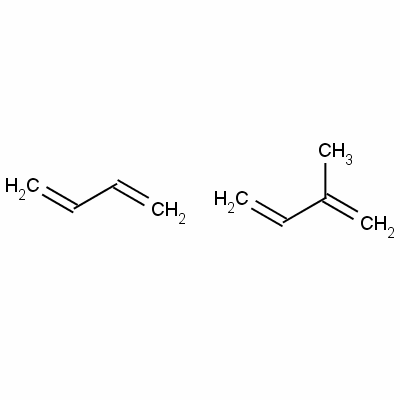 1,3-Butadiene, 2-methyl-, polymer with 1,3-butadiene Structure,25102-52-7Structure