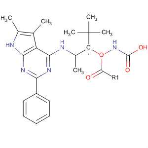 Tert-butyl 2-(5,6-dimethyl-2-phenyl-1h-pyrrolo[2,3-d]pyrimidin-4-ylamino)propylcarbamate Structure,251946-42-6Structure