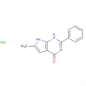 3,7-Dihydro-6-methyl-2-phenyl-4h-pyrrolo[2,3-d]pyrimidin-4-one hydrochloride Structure,251946-70-0Structure