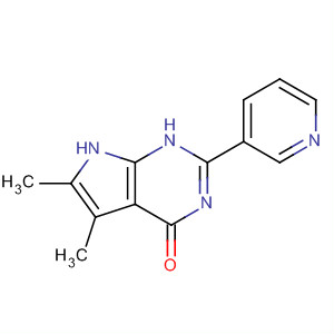 3,7-Dihydro-5,6-dimethyl-2-(3-pyridinyl)-4h-pyrrolo[2,3-d]pyrimidin-4-one Structure,251946-97-1Structure