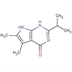 2-Isopropyl-5,6-dimethyl-3h-pyrrolo[2,3-d]pyrimidin-4(7h)-one Structure,251947-07-6Structure