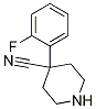 4-(2-氟-苯基)-哌啶-4-甲腈结构式_252002-43-0结构式