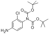 N,N-二boc-2-氯-4-氨基苯胺结构式_252019-51-5结构式