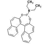 (S)-n,n-diethyldinaphtho[2,1-d:1’,2’-f][1,3,2]dioxaphosphepin-4-amine Structure,252288-04-3Structure