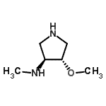 (3S,4s)-4-methoxy-n-methylpyrrolidin-3-amine Structure,252574-01-9Structure