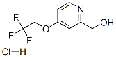 2-Hydroxymethyl-3-methyl-4-(2,2,2-trifluoroethoxy)pyridine hcl Structure,253345-80-1Structure