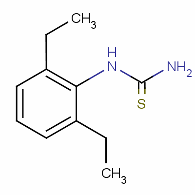 2,6-二乙基苯基硫脲结构式_25343-30-0结构式