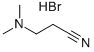 (2-Cyanoethyl)(dimethyl)ammonium bromide Structure,253875-98-8Structure