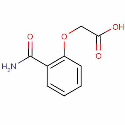 (2-Carbamoylphenoxy)acetic acid Structure,25395-22-6Structure