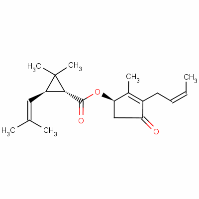 瓜叶菊酯结构式_25402-06-6结构式