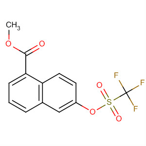 Methyl 6-{[(trifluoromethyl)sulfonyl]oxy}-1-naphthoate Structure,255050-65-8Structure