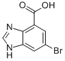 6-Bromo-1h-benzoimidazole-4-carboxylicacid Structure,255064-08-5Structure