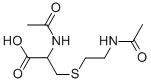 N-acetyl-s-(2-acetylaminoethyl)-l-cysteine Structure,25515-72-4Structure