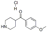 (4-Methoxyphenyl)(4-piperidyl)methanone hydrochloride Structure,25519-82-8Structure