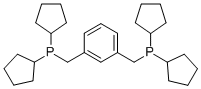 1,3-Bis(dicyclopentylphosphinomethyl)benzene Structure,255874-48-7Structure