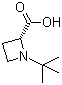 (R)-1-叔丁基-2-氮杂丁烷羧酸结构式_255883-28-4结构式