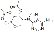 (2R,3r)-4-(6-amino-9h-purin-9-yl )-2,3-bis(acetyloxy)butanoic acid methyl ester Structure,25616-64-2Structure