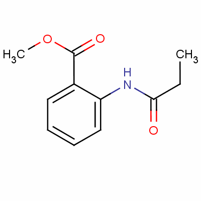 Methyl 2-[(1-oxopropyl )amino]benzoate Structure,25628-84-6Structure