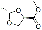 1,3-Dioxolane-4-carboxylicacid,2-methyl-,methylester,trans-()-(8ci) Structure,25687-55-2Structure