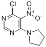 4-Chloro-5-nitro-6-(1-pyrrolidinyl)pyrimidine Structure,25710-26-3Structure