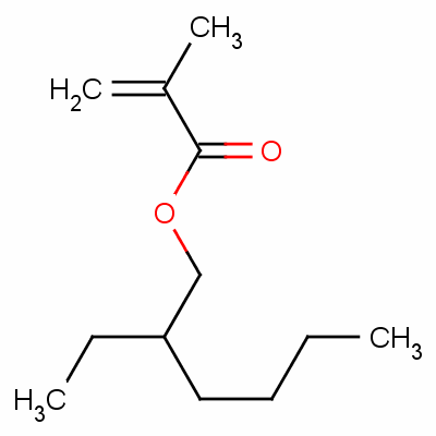 2-甲基-2-丙烯酸-2-乙基己基酯的均聚物结构式_25719-51-1结构式