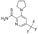 3-(1-pyrrolidinyl)-5-(trifluoromethyl)pyridine-2-carbothioamide Structure,257287-82-4Structure