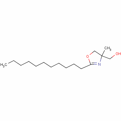 4-Oxazolemethanol,4,5-dihydro-4-methyl-2-undecyl- Structure,2581-46-6Structure