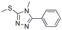 4-Methyl-3-(methylthio)-5-phenyl-4H-1,2,4-triazole Structure,25812-76-4Structure