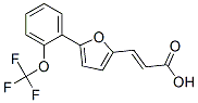 3-(5-(2-Trifluoromethoxyphenyl)2-furyl)propenoic acid Structure,259196-57-1Structure