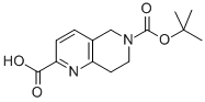 6-(Tert-butoxycarbonyl)-5,6,7,8-tetrahydro-1,6-naphthyridine-2-carboxylicacid Structure,259809-49-9Structure