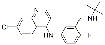 7-Chloro-n-[3-[[(1,1-dimethylethyl)amino]methyl]-4-fluorophenyl]-4-quinolinamine Structure,260540-97-4Structure