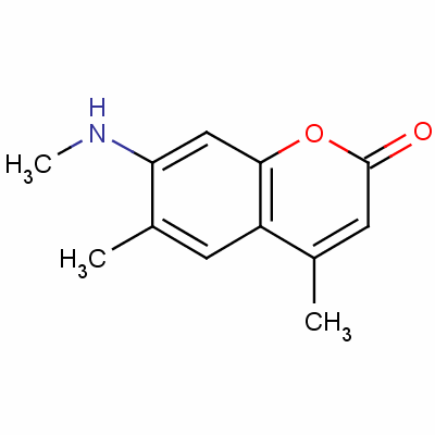 2H-1-benzopyran-2-one,4,6-dimethyl-7-(methylamino)- Structure,26078-24-0Structure