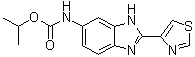 Isopropyl 2-(thiazol-4-yl)-3h-benzo[d]imidazol-5-ylcarbamate Structure,26097-80-3Structure