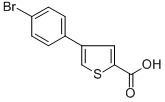 4-(4-Bromophenyl)thiophene-2-carboxylic acid Structure,26145-14-2Structure