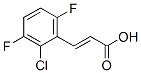 2-Chloro-3,6-difluorocinnamic acid Structure,261762-48-5Structure