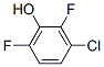 3-Chloro-2,6-difluorophenol Structure,261762-51-0Structure